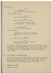 Moe Howard's 30pp. Script Dated April 1936 for The Three Stooges Film ''A Pain in the Pullman'' -- With Annotation in Moe's Hand -- Very Good Condition